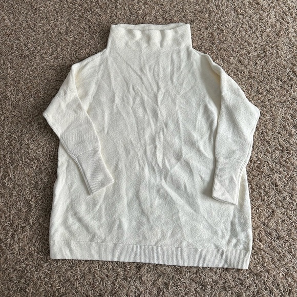 FREE PEOPLE Ottoman Slouchy Sweater Tunic In Ecru - Picture 10 of 12